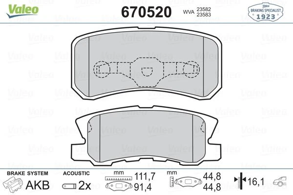 Arka Balata P4008 12 C4 1.6hdi̇ 12 Pajero II 01-07 10 Axs 10 Outlander 07 12 Grandis 07