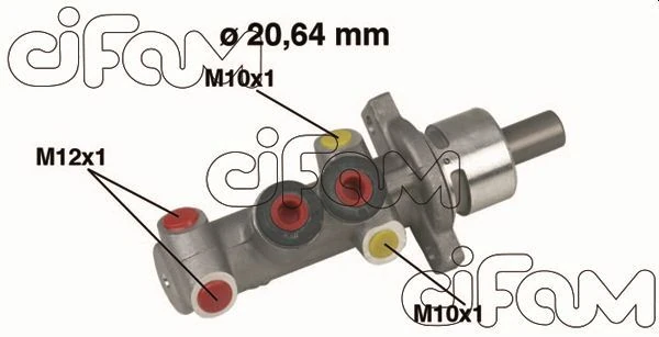 Fren Ana Merkezi̇ Renault Clio II 98 Clio Symbol 00 Symbol II 08 20.64 Mm