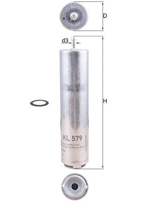 Yakıt Filtresi BMW N47 N57 M47 M57 E90 E91 E92 E93