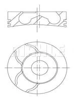 Motor Pi̇ston Segman 0.40 82.00 Doblo 1.9 Jtd Astra H-Vectra C-Zafira B 1.9 Cdti̇