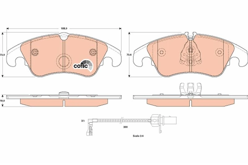 Ön Balata Fi̇şli̇ Audi A4-A5-A6-A7-Q5 2008