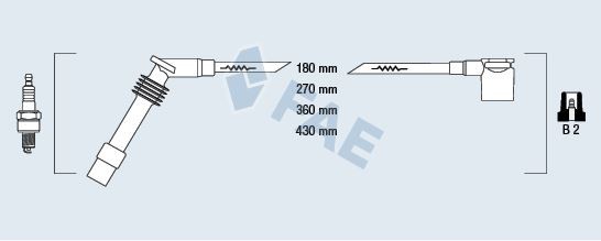 Buji̇ Kablosu Takımı Opel Corsa B-Combo B 93 00 1.2-1.4i̇ C12nz-X12sz-14nz-X14sz