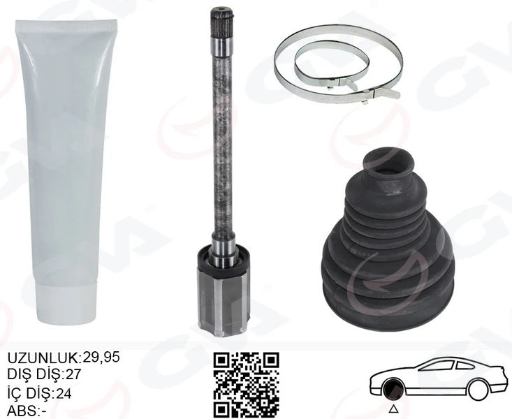 Aks Mili Ön İç Sağ BMW F10 F12 F13 F06 Xdrıve Sanziman Tarafi Uzunluk-> 485mm