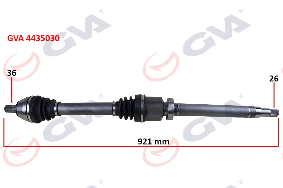 Ön Aks Komple Sağ Ford Focus II 1.6tdci̇ 04-11-Cmax 1.6tdci̇ 07-11-Volvo S40 II 04 12 S40 II 544 05 12 V50 545 05 12 1.6d-1.8-2.0d 26x36x921mm