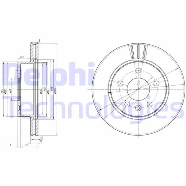 Fren Diski Ön Mercedes Vito W638 97 03