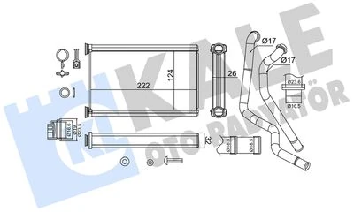 Kalori̇fer Radyatörü Toyota Corolla Ch-R 1.2l 8nrfts Nre210 Ngx10 16->-Alümi̇nyum