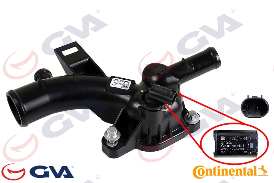 Termostat Gövdesi̇ Müşürlü Corsa D/e-Astra J-Aveo 1.4-1.2 A14xer-B/d14-B12xel