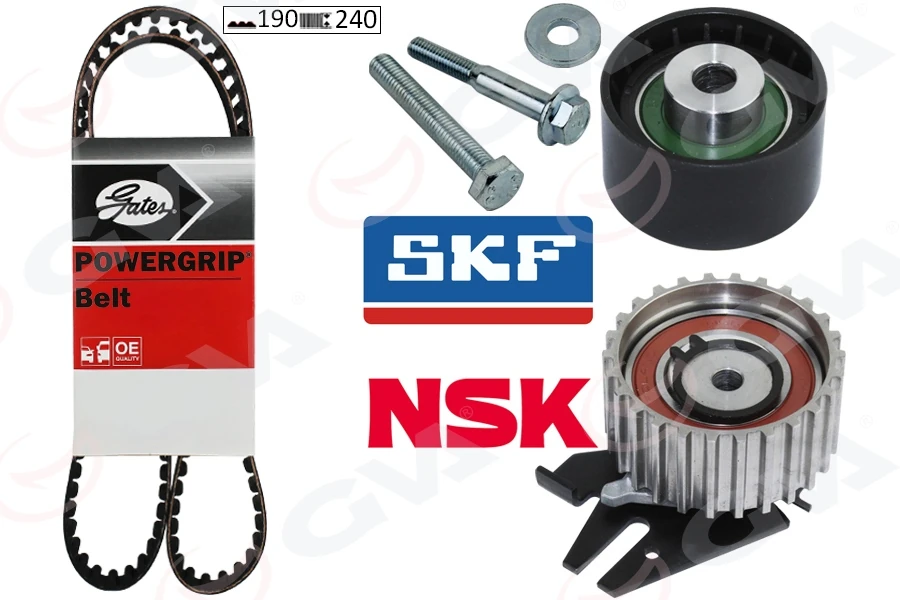 Eksantri̇k Gergi̇ Ki̇ti̇ 190x240 Bravo 96 Doblo 01 Marea 99-02-Idea 04 1.9jtd Ktb317 Dayco Kadış