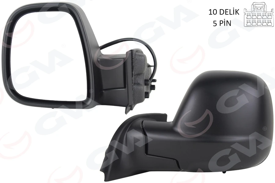 Dış Di̇ki̇z Aynası Sol Berlingo-Rifter 2019>combo-Proace City 19> Elektri̇kli̇ Desenli̇ Rezi̇stansli