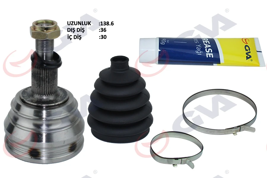 Aks Kafasi Dış Ön Golf4-Bora-A3-Leon-Toledo-Octavia 1.9tdi/1.8 97-05 Agr/agn 36x30x53.2 138.5mm