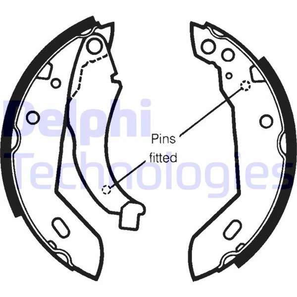 Arka Pabuç Balata R9-R11-Clio I-P205 I/ii-P309 I/ii
