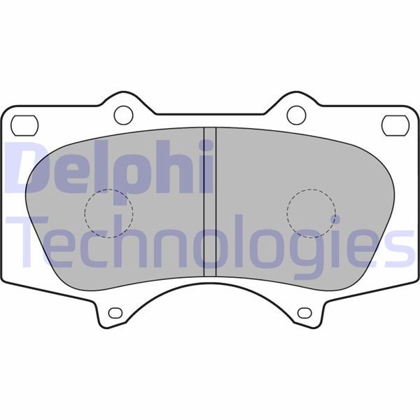 Ön Fren Balata Toyota Hilux 3.0l 1kd-Ftv Kun26 4x4 09-11 / Land Cruiser Prado 4.0l 1gr-Fe Grj150 09-3.0l 1kd-Ftv Kdj120 D-4d 03-09 / Mitsubishi Pajero 3.2l 4m41 V98w 07 -