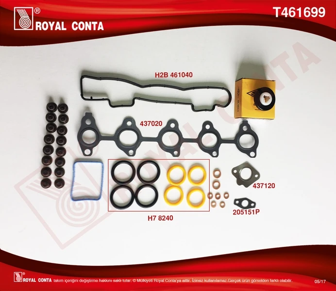 Motor Üst Takım Conta Skt Keçeli̇ S.lasti̇kli̇ Skcsi̇z Focus II 1.6 Tdci 04>11 Fiesta 1.6 Tdci 02>08 Fusion 1.6 Tdci 04>14 Volvo C30 06>12 S40 II 06>12 S80 II 06>12 V50 05>12 V70 III 09>11 1.6d-206-207