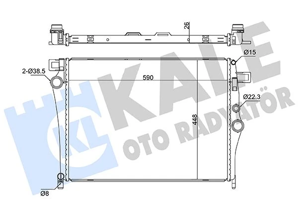 Motor Su Radyatoru Mercedes C-Class W205 S205