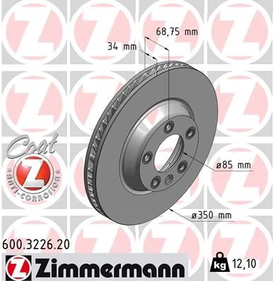 Ön Fren Aynası Sol Audi Q7 3.0 TDI 06 Touareg 02 Cayenne 3.2 4.5 S Turbo 02 350mm 986479249-Df4764s