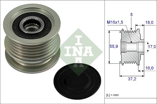 Alternatör Gergi Rulmanı Alternatör Kasnaği Polo-Felicia-Ibiza 1.7 Sdi-1.9 D Aef-Aku