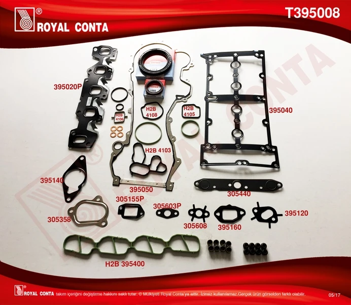 Motor Takım Conta Skc Si̇z Doblo-Corsa-Idea-Punto-Panda 1.3 Jtd