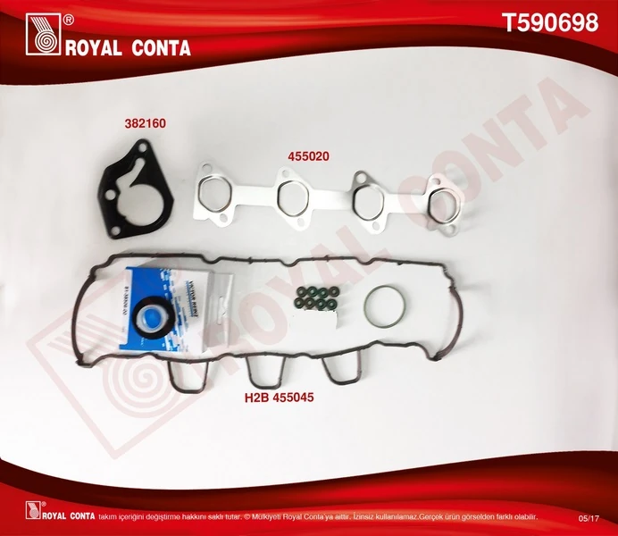 Üst Takım Conta Reinz Ke Sub.l Skc Si̇z Megane III-Fluence-Clio III-Kangoo-Scenic III-Duster-Logan 1.5dci̇