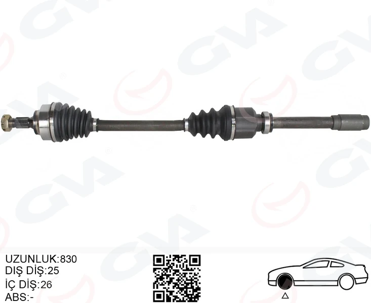 Komple Aks Sağ Ön Psa 307 3a/c 1.6 A-T 00-07