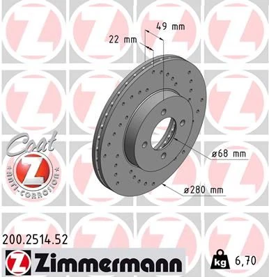 Ön Fren Aynası Nissan Almera 00 02 Primera 96 02 2.0ie 16v 280x7.7x 4 Deli̇k Havali
