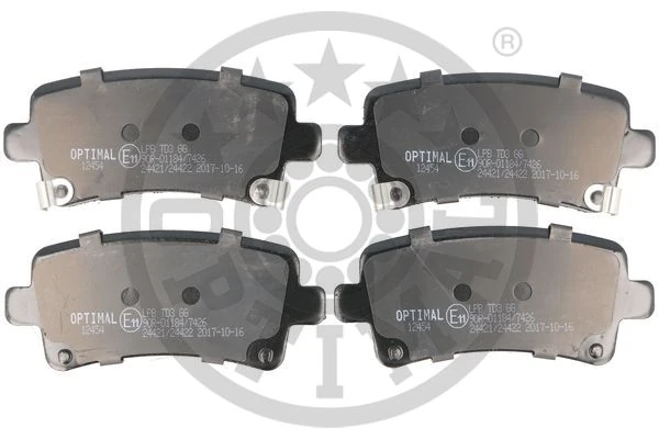 Arka Fren Balatasi Insignia A 08>17 Saab 9.5 10> Malibu 2.0d 2.4 12> 16 İnç Jant