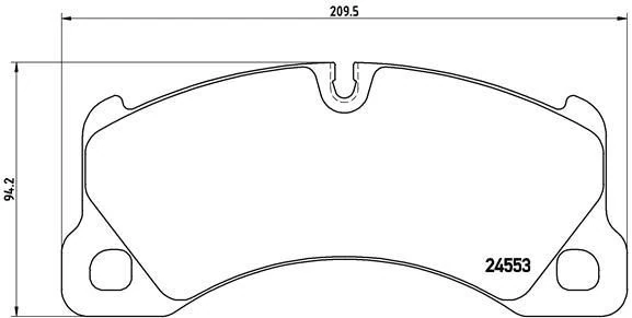 Ön Balata Volkswagen Touareg 6.0 W12-5.0 R50 TDI 04 10 14 Cayenne 02 10 14 Panamera 09