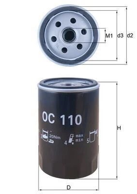 Yağ Filtresi Mercedes M103 W201 W124 S124 W126 R129