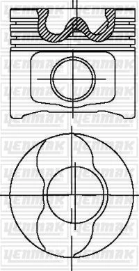 Motor Pi̇ston Segman 0.40 82.00 Doblo 1.9 Jtd Astra H-Vectra C-Zafira B 1.9 Cdti̇