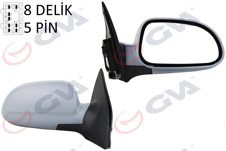 Dış Di̇ki̇z Aynası Sağ Lacetti̇ 05 Elektri̇kli̇ Isitmali Astarli Konveks 5 Fi̇ş Vm-395ehpr
