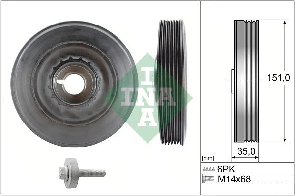 Krank Kasnagi Mercedes Om607 W176 W246 W415 C117 X156 . Renault Clio V 19> Fluence 09> Megane IV 15> K9k 1.5 Dci