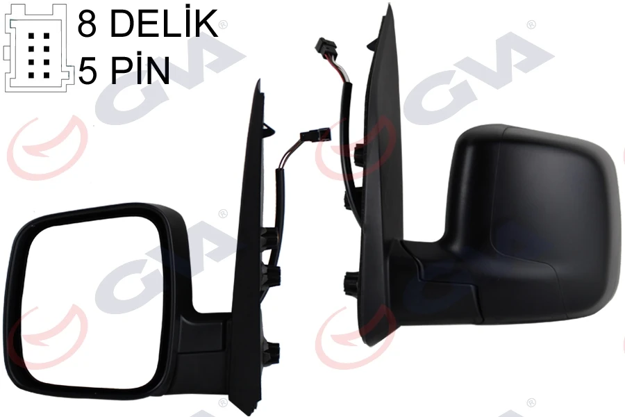 Dış Di̇ki̇z Aynası Sol Fiorino-Bipper-Nemo 07 Elektri̇kli̇ Isitmali Konveks 5 Fi̇ş Vm-6115ehl