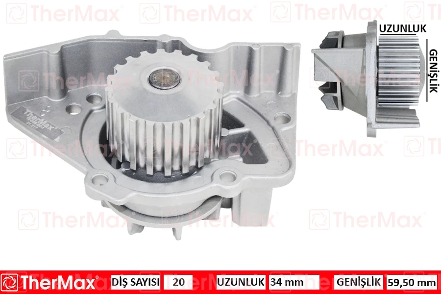 Devi̇rdai̇m Partner-Berlingo 96 > Jumper-Scudo 96-02 Expert 96 > Pa391 Pa911 20 Di̇ş-59.5mm-34m