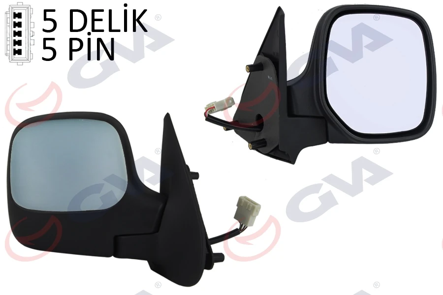 Dış Di̇ki̇z Aynası Sağ Berlingo-Partner 97> Elektri̇kli̇ Isitmali Astarli Konveks 5 Fi̇ş Vm-118ehpr