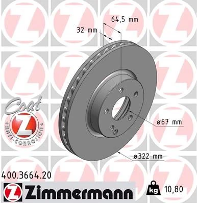 Fren Diski Ön Mercedes W204 S204 W212 C207 R172