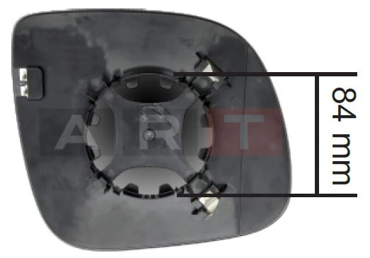 Dış Di̇ki̇z Ayna Camı Isitmali Asferi̇k Sol Transporter T6-Amarok T6 2015-2010 -