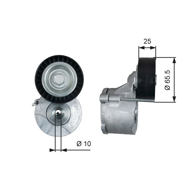 Alternatör Gergi̇ Rulmanı Kütüklü Doblo-Fiorino-Linea-Nemo-Bipper-Combo 1.3 Dmultijet 10