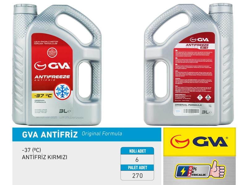 GVA Antifriz Kırmızı 3LT
