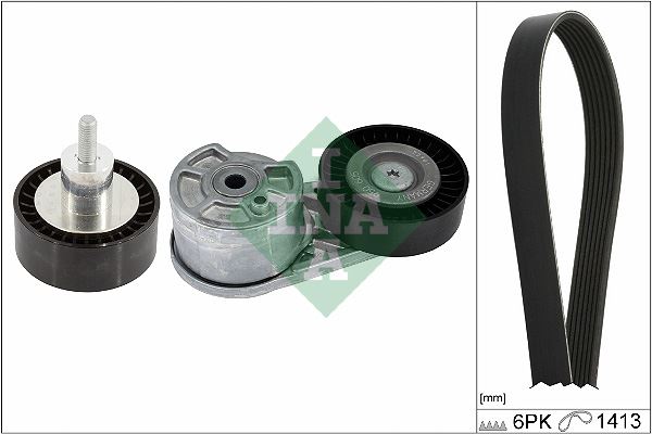 Alternatör KaDış Gergi̇ Kiti Kayis Gergi Avere Bilya Transit V-362/v-363 17> 2.0 Ecooblue 6pk 1413