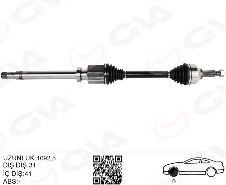 Aks Komple Sağ Ön Ford Custom 12> 2.2 Tdci̇ Uzun Şase Kk213b436ba