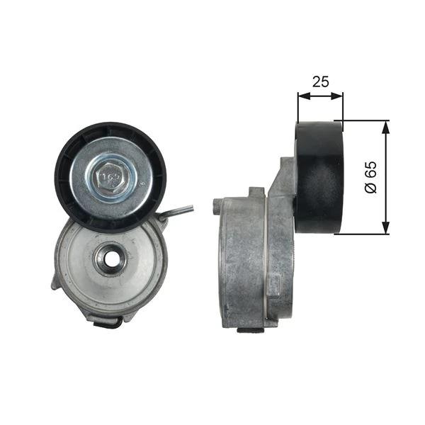 Alternatör Gergi̇ Rulmanı Volvo S80 2.0tdi̇ 08>v70 2.0d-C5 2.2 Mondeo 2.0tdci̇ 07> 9653197280-C2z16647-1345a034-1613840780-5751f5-5751g0