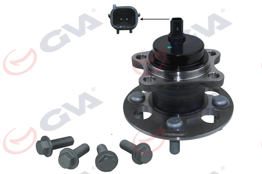 Arka Teker Poryası Rulmanli Toyota Yaris 1.0l 1kr-Fe Ksp90 06-11 / 1.3l 2szfe Scp90 Vvti 06-11 / 1.33l 1nr-Fe Nsp90 06-11 / 1.4l 1ndtv D-4d Nlp90 Nlp130 06-> 4 Bi̇jon