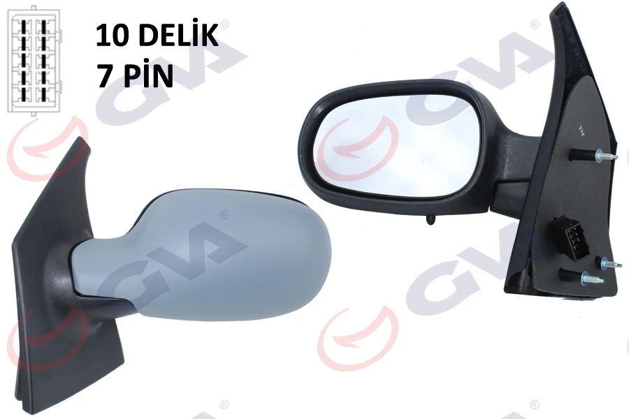 Dış Di̇ki̇z Aynası Sol Megane Scenic 97 Elektri̇kli̇ Isitmali Astarli Asferi̇k 5 Fi̇ş Vm-133nehpl
