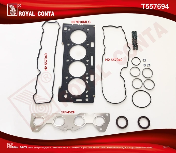 Üst Takım Contasi Skt Keçeli̇ Reinz S.lasti̇kli̇ P206-P207-P307-P308 1.6 16v Tu5jp4