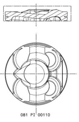 Piston Segman 0.50mm 77.50mm BMW N13 B16 F20 F30 Mini N18 R55 R56 R58 R59 R60 Peugeot 5fw Ep6 5008 308 3008 207 Citroen C3 C4
