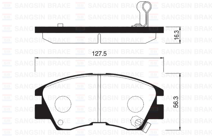 Ön Fren Balata Mitsubishi L200 2.5l 4d55 4d56 8v K14t 4x2 4x4 86-98 / L300 2.5l 4d56 8v P15v Panelvan 86 -