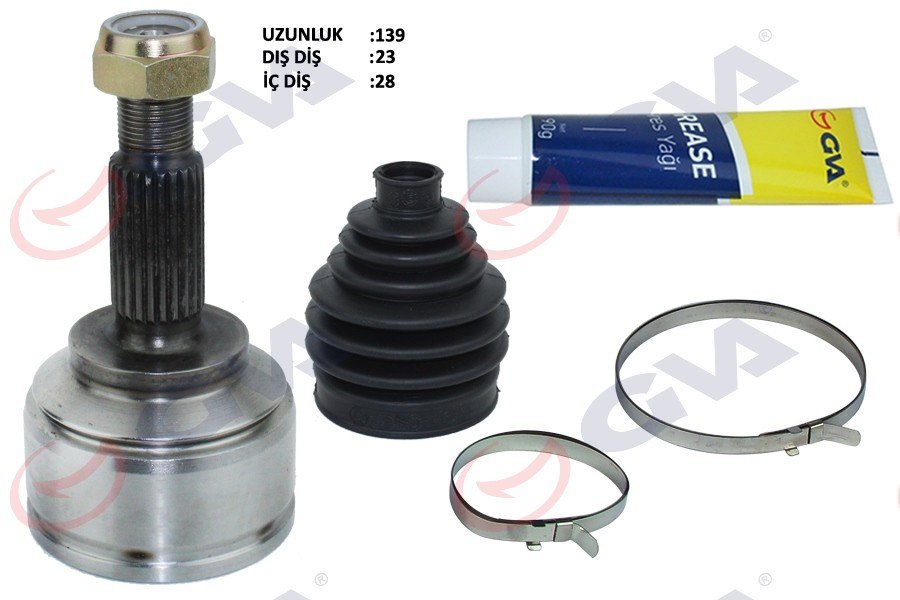 Aks Kafasi Dış Ön Clio III HB 1.2 16v 05-12 23x28x49 138mm