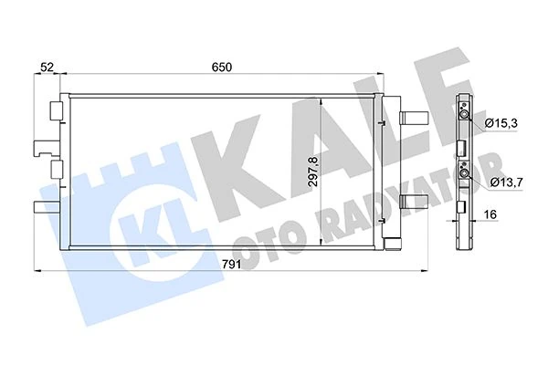 Klima Radyatoru BMW F40 F44 F45 F46 F48 F39 Mini Countryman F60