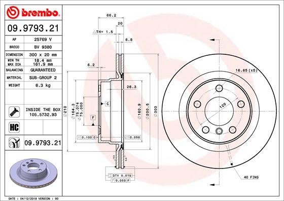 BREMBO Fren Disk