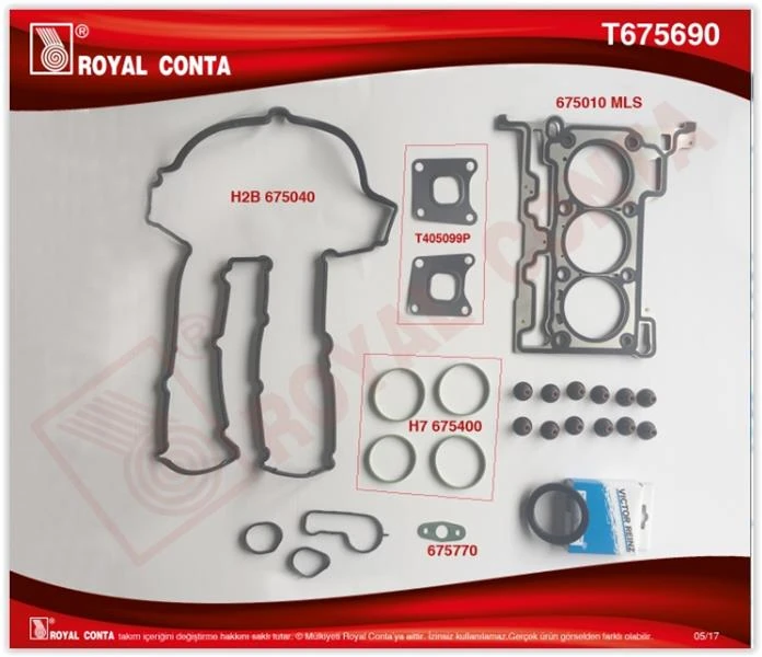Üst Takım Contasi Reinz Subap Lastikli Keceli For B Max 1.0 12 Fiesta Vi 1.0 13 Focus III 12 1.0l