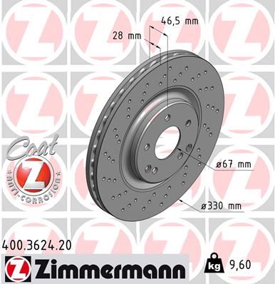 Fren Diski Ön Mercedes W203 Cl203 S203 C209 A209 R171 Amg Spor Tip